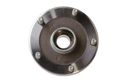 Nave of a back wheel Stock Photos