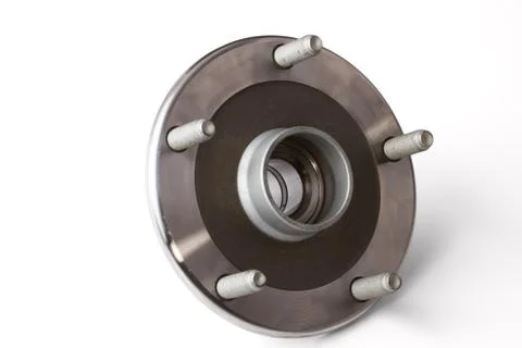 Nave of a back wheel Stock Photos