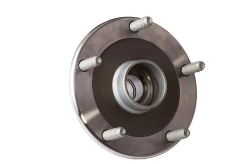 Nave of a back wheel Stock Photos