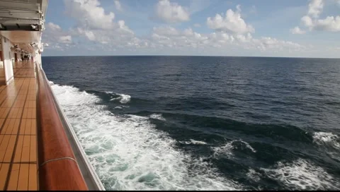 Navegating at North Sea Stock Footage 1100486