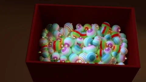 Navidad box Stock Illustration