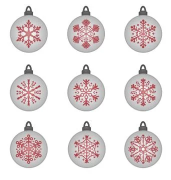 Navidadl balls イラスト素材