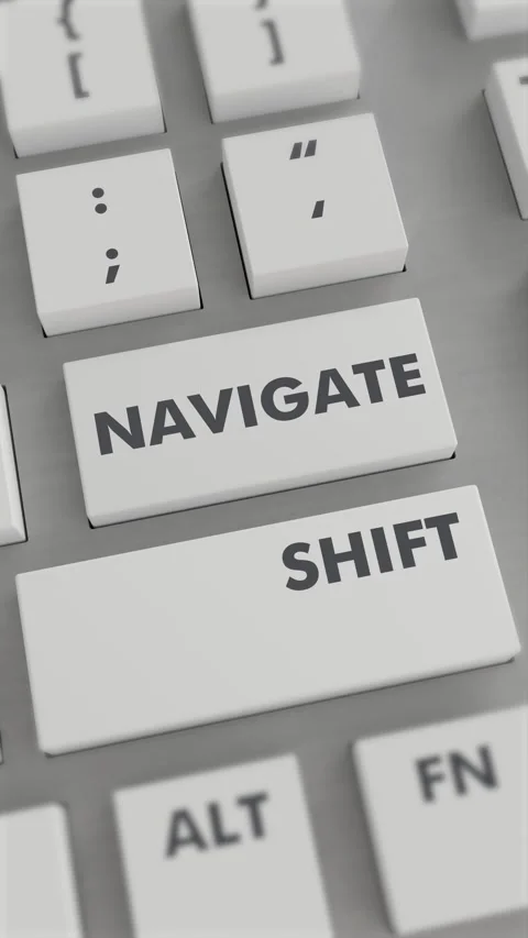 NAVIGATE BUTTON PRESSING ON KEYBOARD Vertical Video Видео 302440590