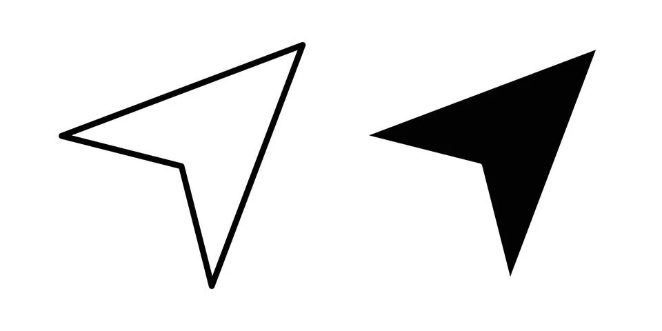 Navigate icon vector design. EPS10 Stock Illustration