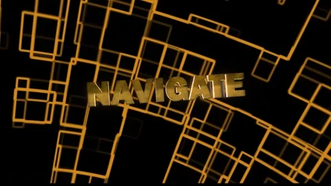 Navigate Technology Word with background Stock Footage 294586754