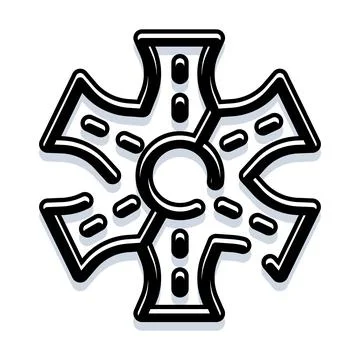 Navigating complex road intersection or city map Stock Illustration