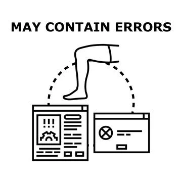 Navigating complex rules and identifying potential errors Stock Illustration