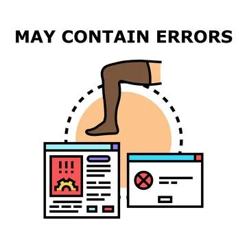 Navigating complex rules and identifying potential errors Stock Illustration