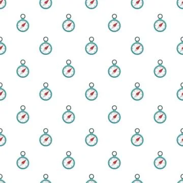 Navigating direction wayfinding compass seamless pattern design Stock Illustration
