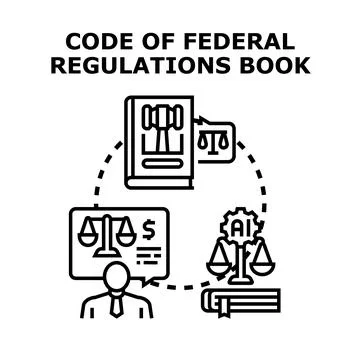 Navigating legal codes, artificial intelligence, and legal finance concept 스톡 일러스트