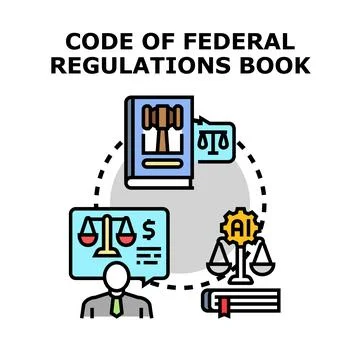 Navigating legal codes, artificial intelligence, and legal finance concept Stock Illustration