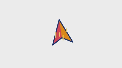 Navigation Animated Icon Stock Footage 320225190