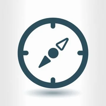 Navigation arrow icon. Stock Illustration