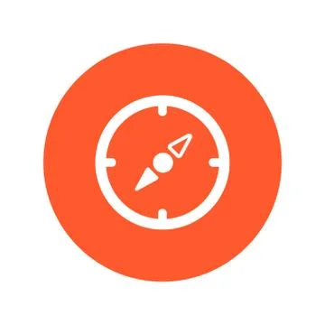 Navigation arrow icon. Stock Illustration