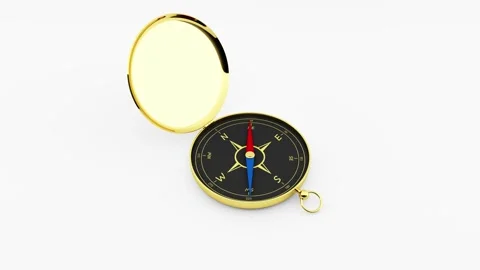 Navigation compass Stock Footage 140888282