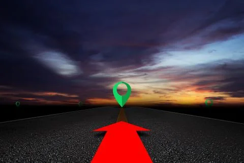 Navigation Concept Background Foto stock