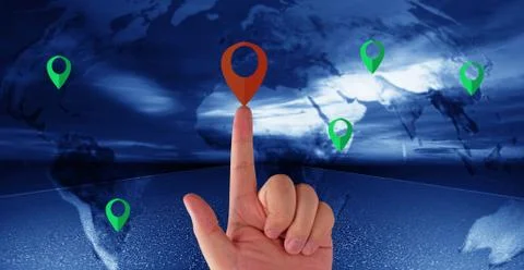 Navigation Concept Background Stock Photos