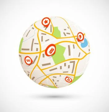 Navigation concept Stock Illustration