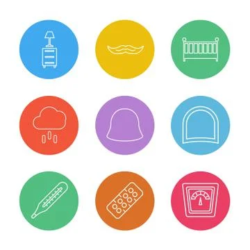 Navigation , connectivity , network , graph , eps icons set vector 스톡 일러스트
