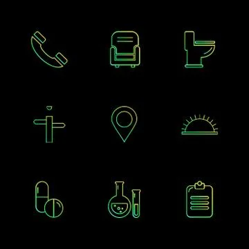 Navigation , connectivity , network , graph , eps icons set vector 스톡 일러스트