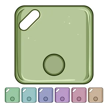 Navigation gps beacon cartoon vector graphic Stock Illustration