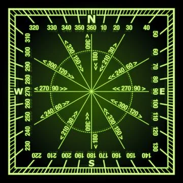 Navigation grid Stock Illustration