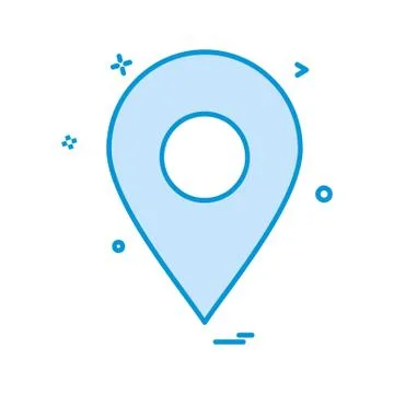 Navigation icon design vector Stockillustratie