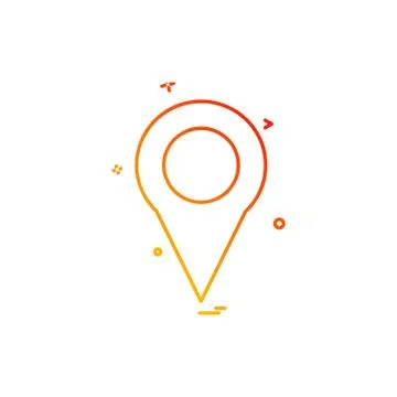 Navigation icon design vector イラスト素材