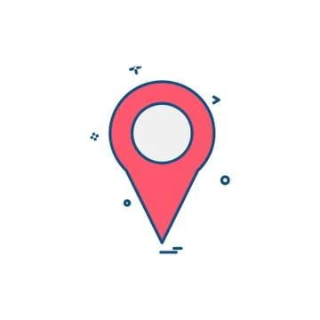 Navigation icon design vector Illustration