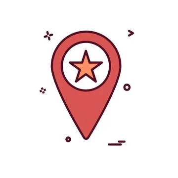 Navigation icon design vector イラスト素材
