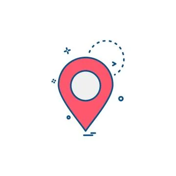 Navigation icon design vector Illustration