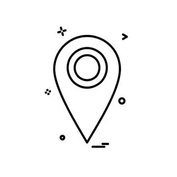 Navigation icon design vector Illustrazione stock