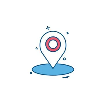 Navigation icon design vector Stockillustratie