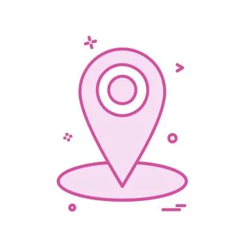 Navigation icon design vector Illustrazione stock