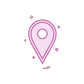 Navigation icon design vector Stockillustratie