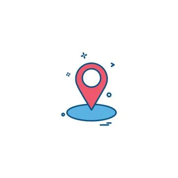 Navigation icon design vector Stockillustratie