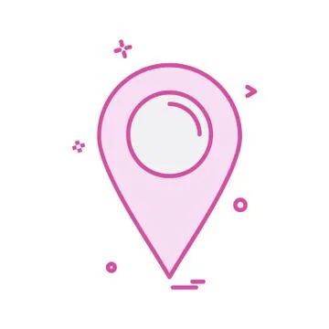 Navigation icon design vector Illustrazione stock