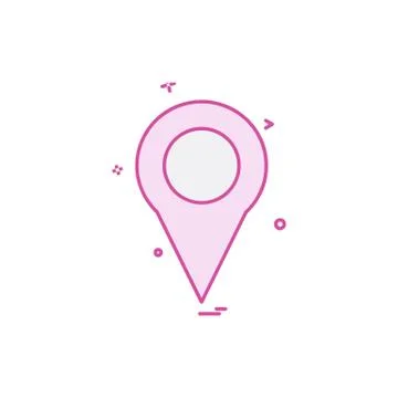 Navigation icon design vector Stockillustratie