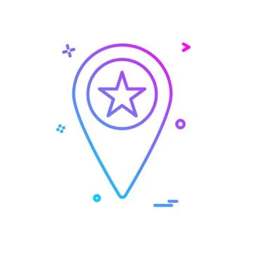 Navigation icon design vector Illustrazione stock