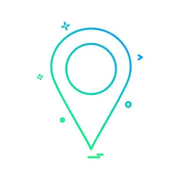 Navigation icon design vector Illustrazione stock