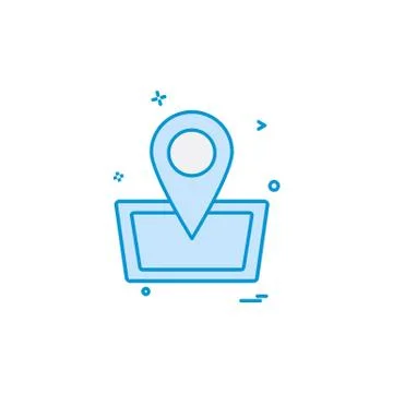 Navigation icon design vector イラスト素材