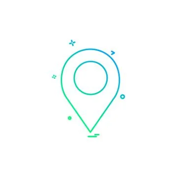 Navigation icon design vector Illustrazione stock