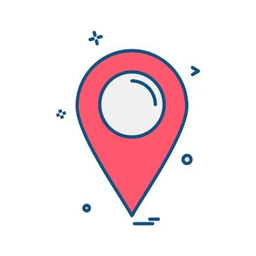 Navigation icon design vector Illustrazione stock