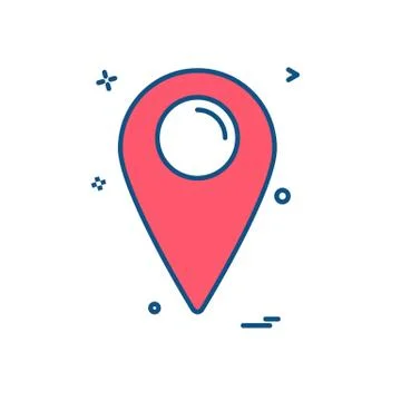 Navigation icon design vector イラスト素材