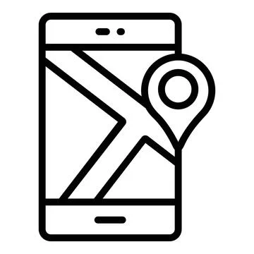 Navigation Icon. User interface Vector Illustration, As a Simple Vector Sig.. 库存插图