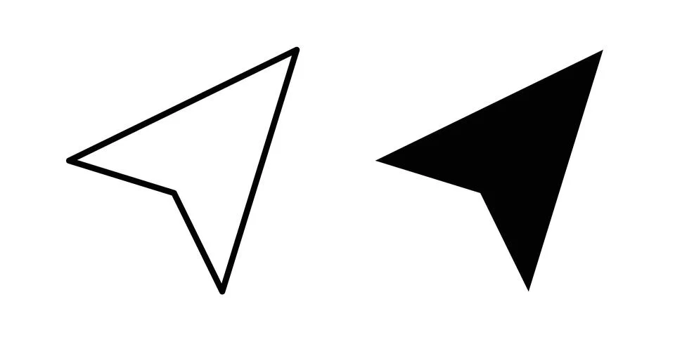 Navigation icon vector editable eps10 Illustrazione stock