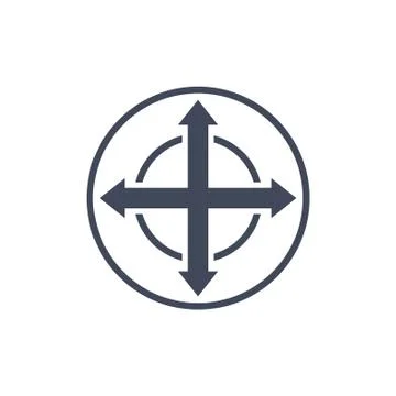 Navigation Icon Vector flat design style Stock-Illustration