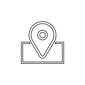 Navigation icon - vector map marker icon Stock Illustration