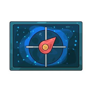 Navigation illustration Stock Illustration