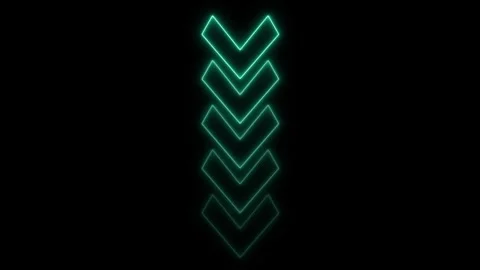 Navigation layout direction graphics trace curved neon pointer lines over t.. Stock Footage 340998939